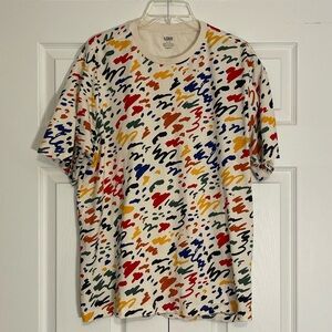 3 for $18 ‼️ LCKR Designer Multicolor Scribble Pattern Short Sleeve T-Shirt